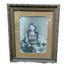 Framed young girl portrait