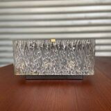 3 molded glass sconces 1950