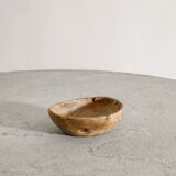 Small Vintage Swedish Wooden Sculptural Bowl in Birch, 1900s