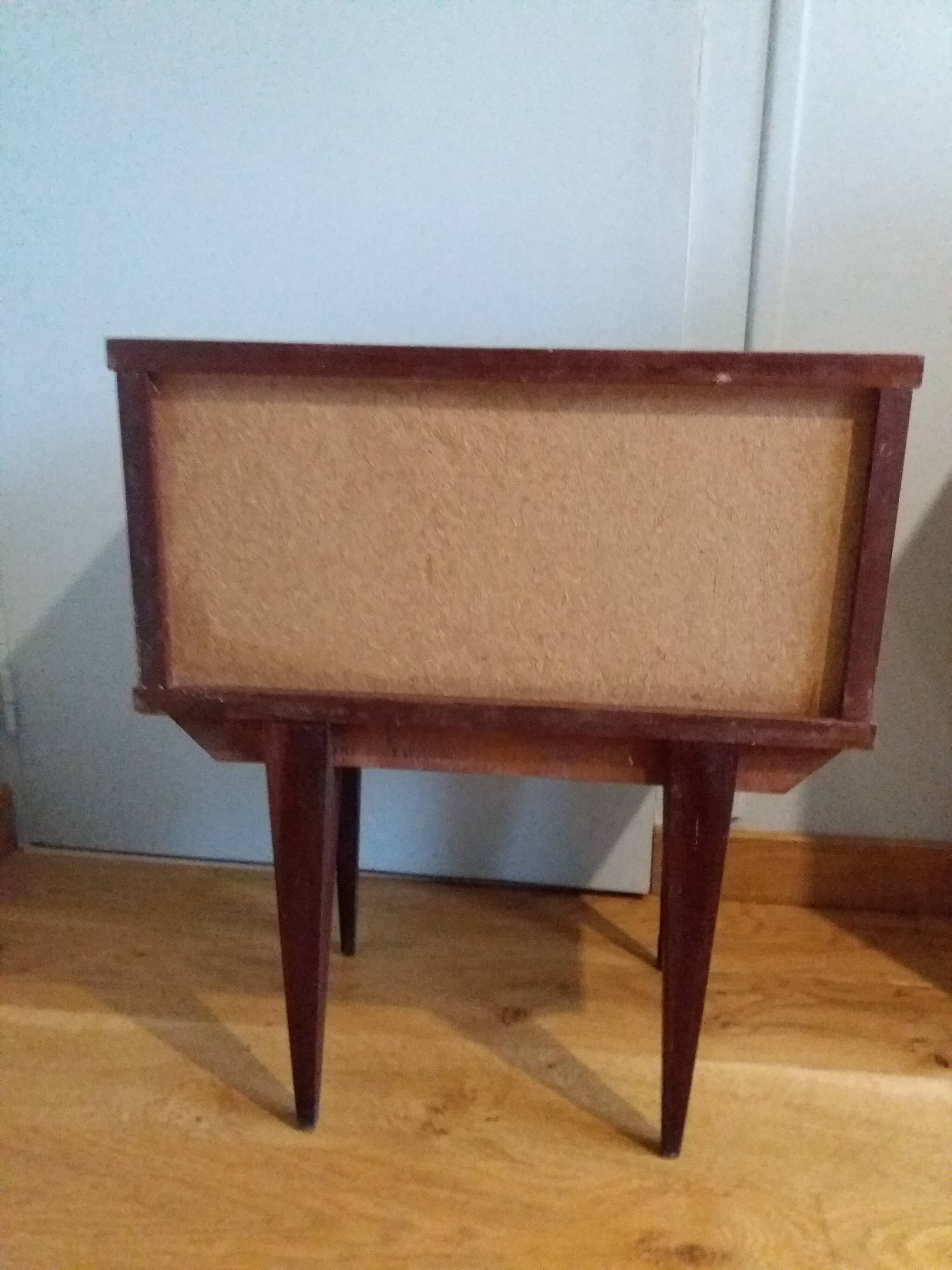 1970s bedside table, end table.