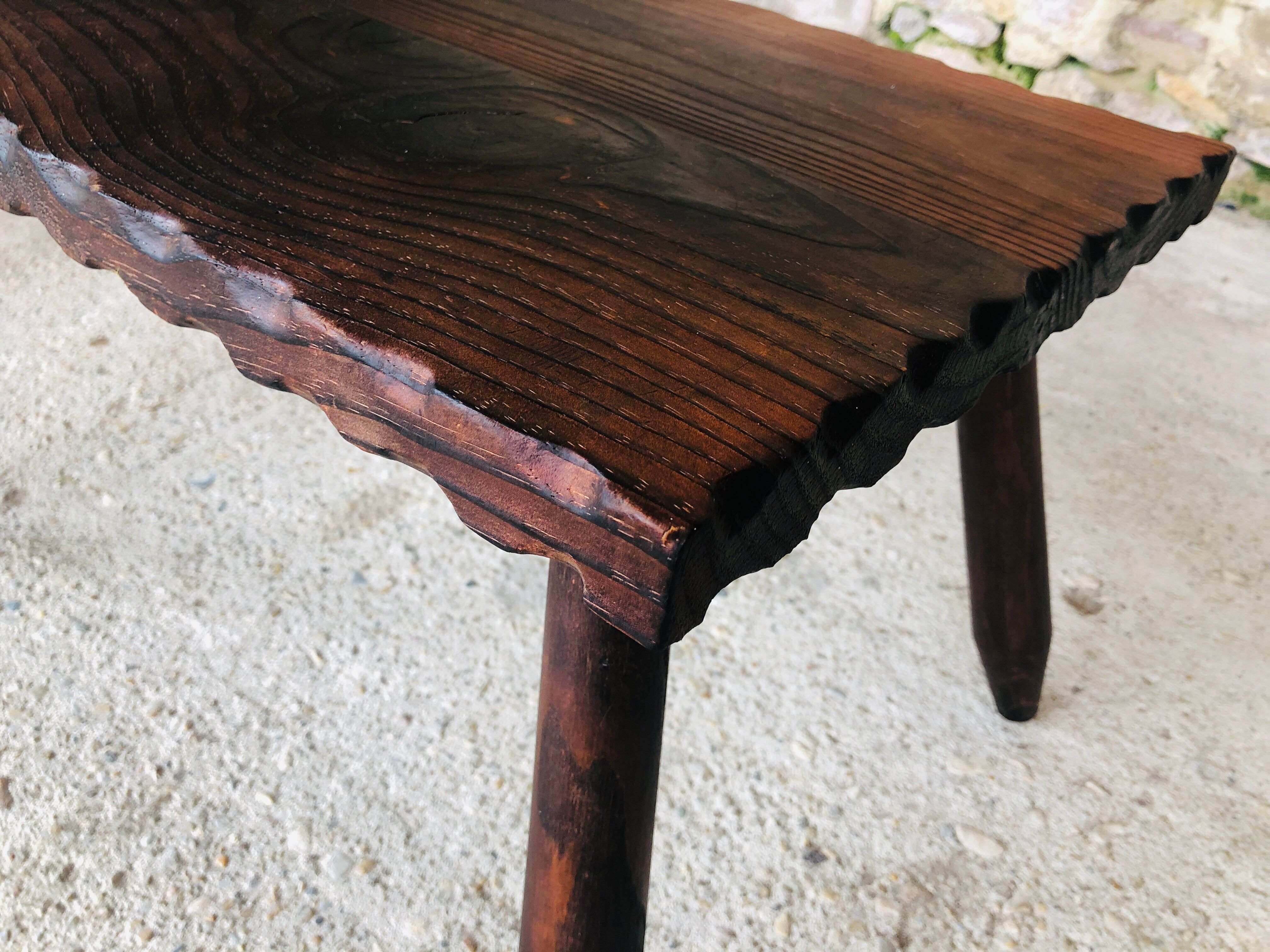 Farmhouse side table, circa 50's