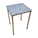 Golden vintage ceramic side table