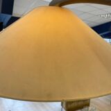 Luna walnut arc floor lamp by Natuzzi, 1990s