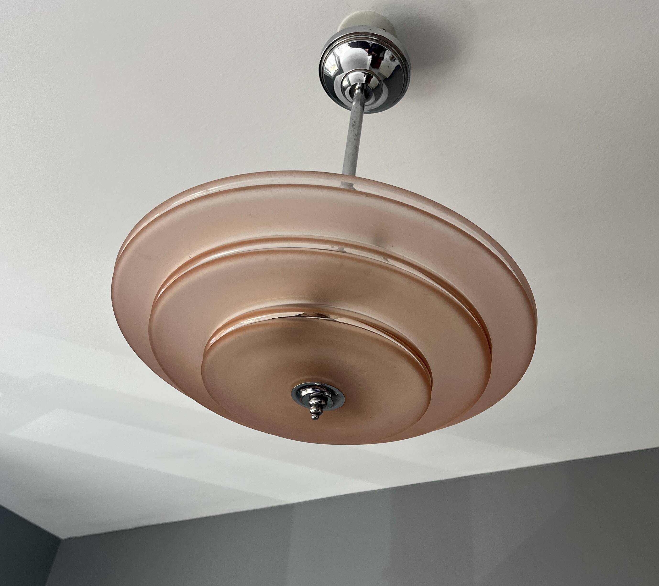 Vintage Art Deco ceiling light (1930)