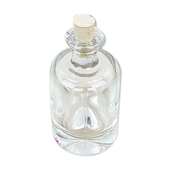 Glass bottle with cap