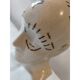 Cracked earthenware phrenology bust by Fowler
