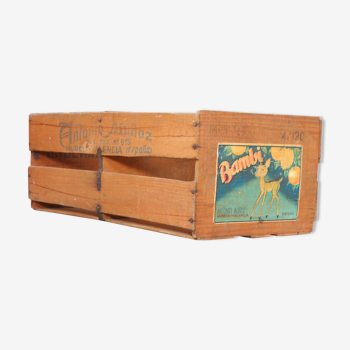 Old wooden vegetable box