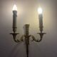 Lot de 2 appliques murales style Louis XV en bronze dorée