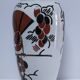 Vase Art déco Keller Guérin "Ceylan" décor oiseaux