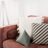 Coussin berlingot vert sauge