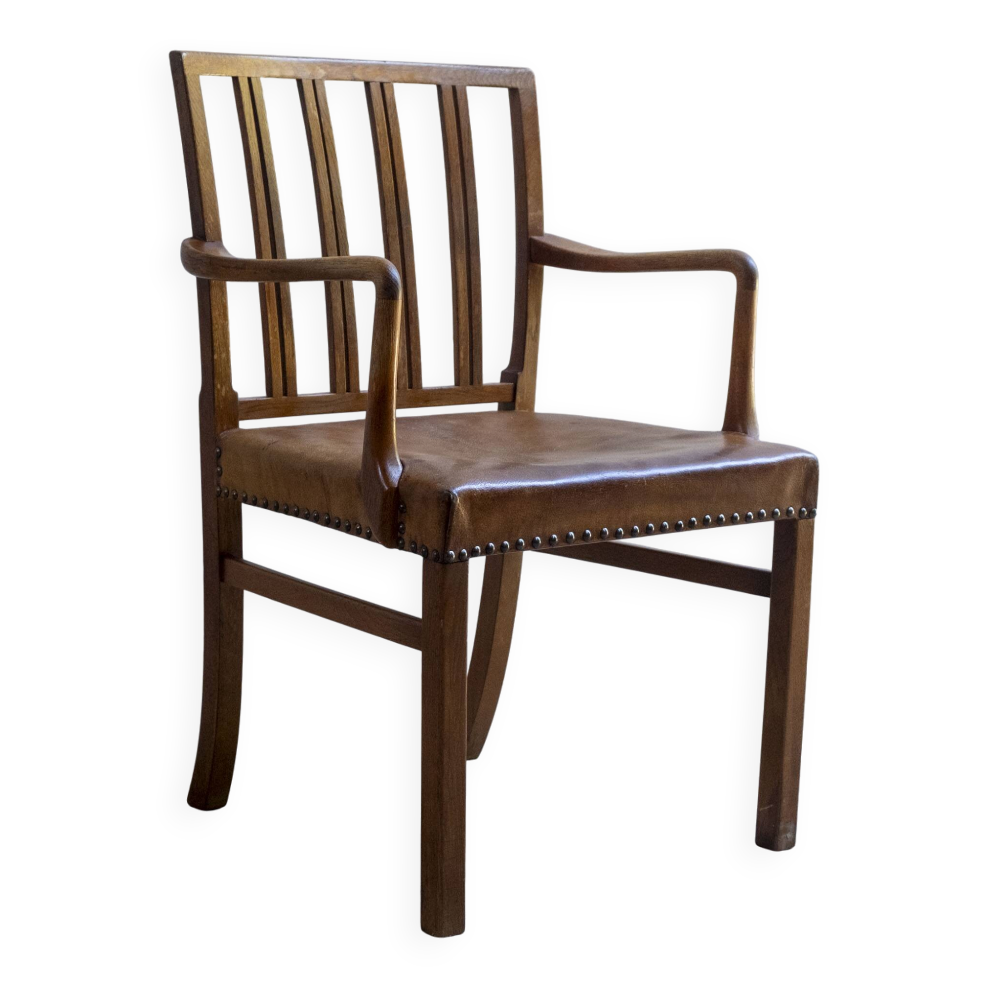 Ole Wanscher Model 1675 in Oak, Fritz Hansen, 1940s Denmark