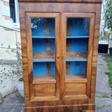 Louis Philippe blond walnut bookcase