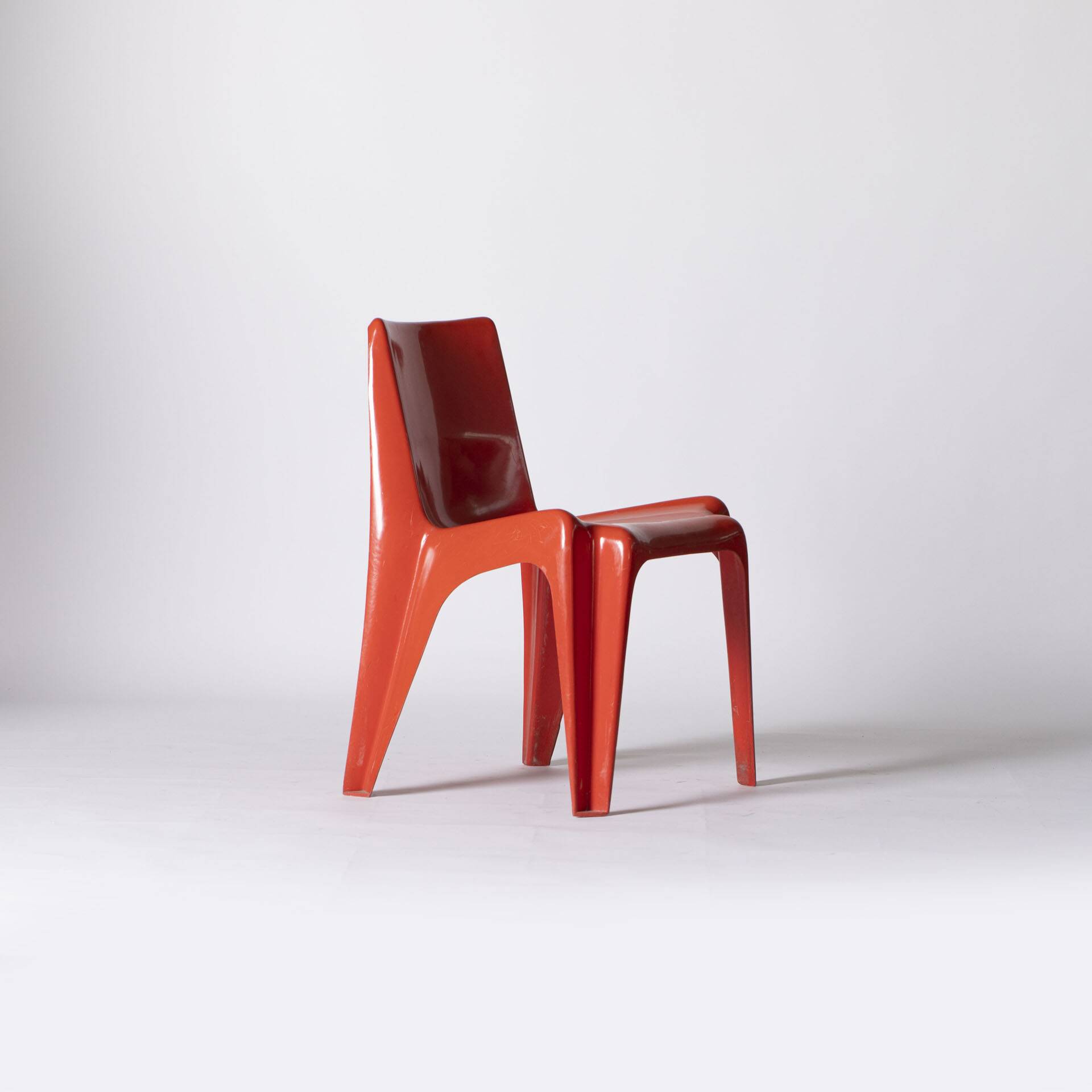 Bofinger BA1171 stackable chair, Germany, 1960s