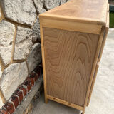 Vintage wooden sideboard cabinet