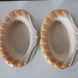 Set of 3 Charles Amand crab-shaped ramekins