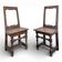 Pair of Lorraine chairs in oak