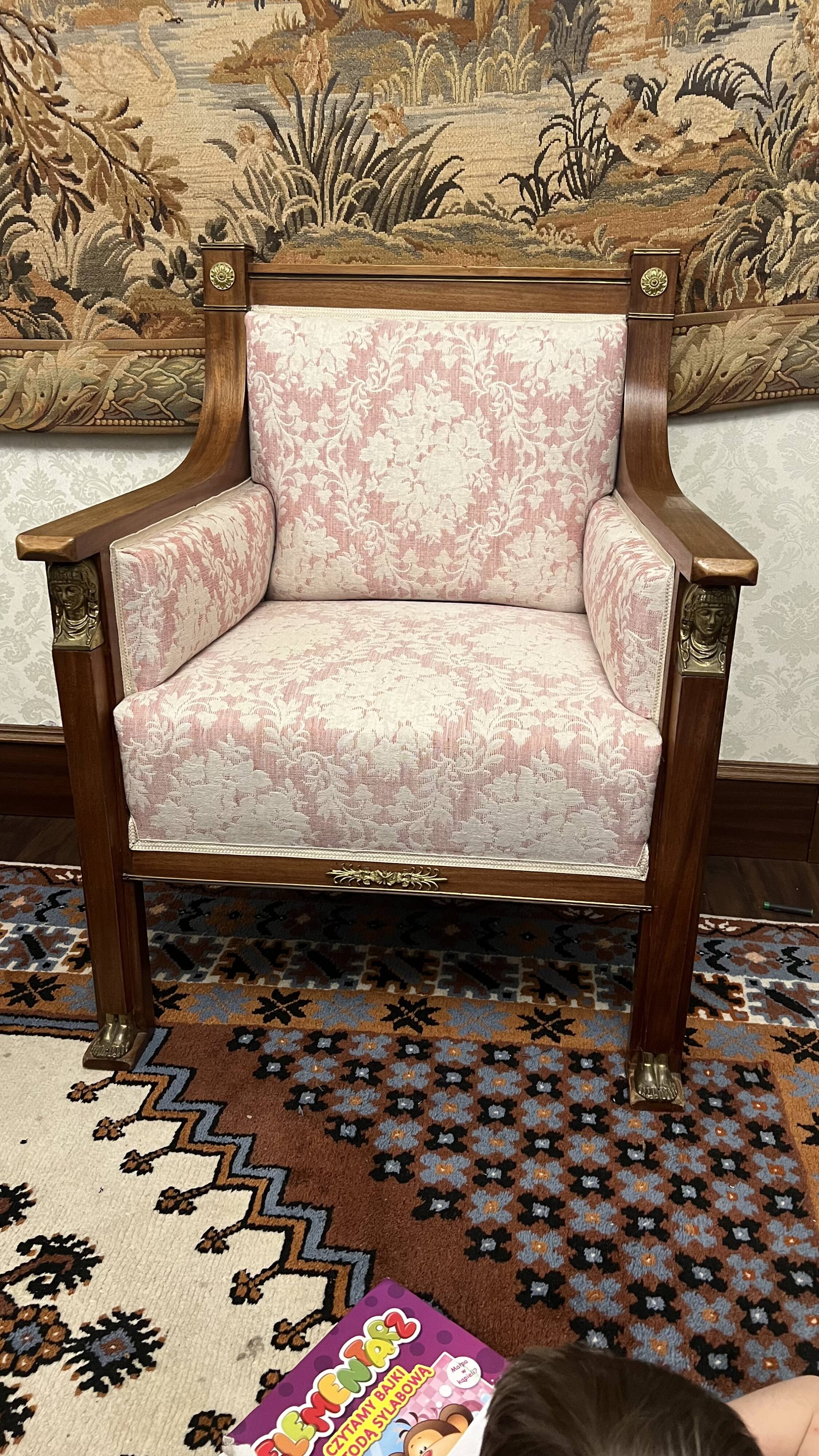 Fauteuil Empire Restauration, 1825, France