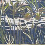 Contemporary seventies tapestry