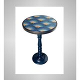 Vintage pedestal table restyled