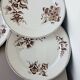 Set of 6 vintage dinner plates from Sarreguemines, Danish model 210412.