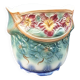 Cache pot en barbotine Digoin