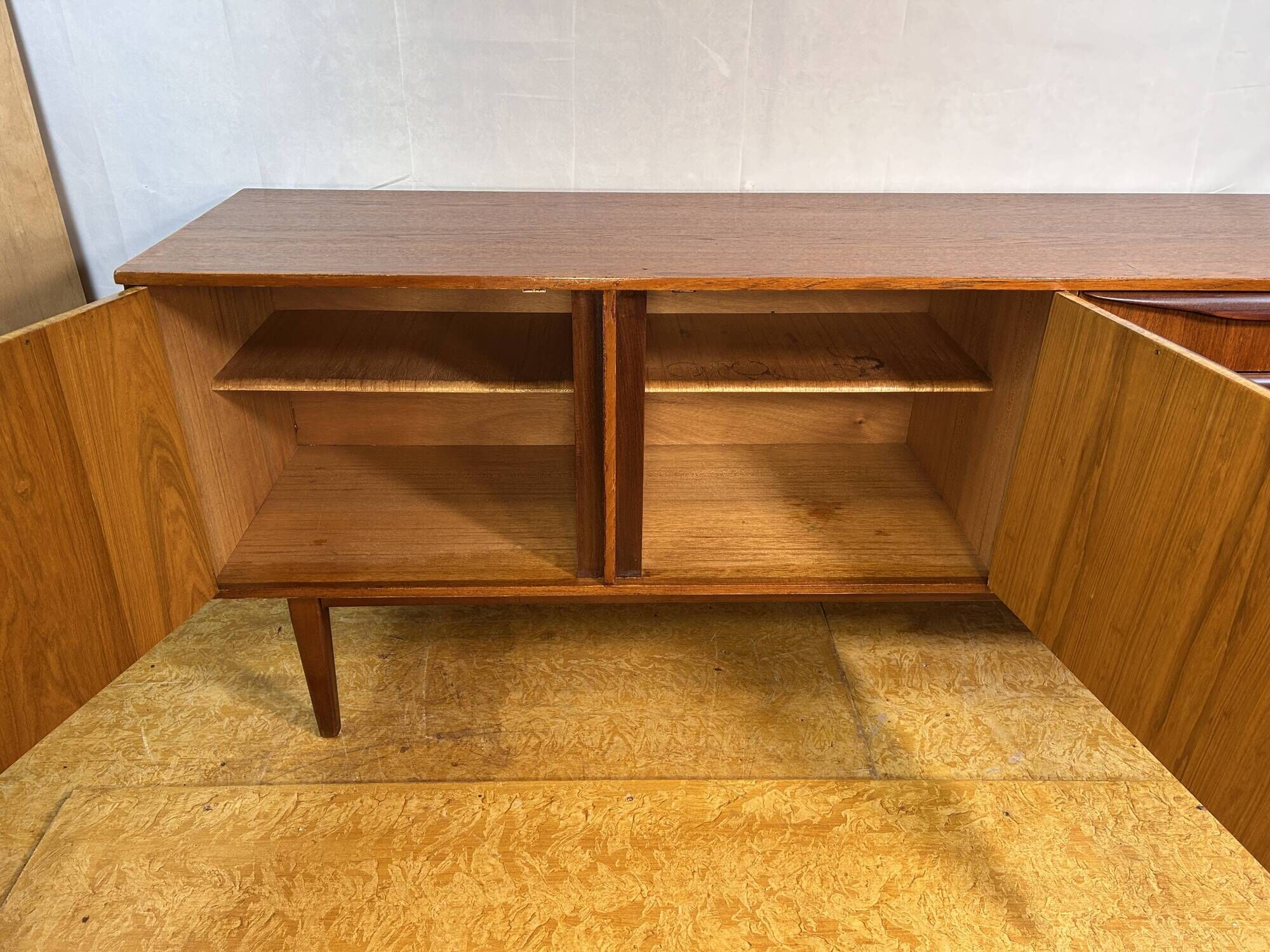 Mid-Century Retro Vintage Teak Sideboard by Portwood – 1960s British Crafts