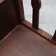 Modernist Art Deco bench with lift-top storage seat in solid oak, Belgium