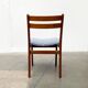 Set of chairs with a minimalist pattern, 1960s