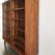 Poul Hundevad scandinavian rosewood bookcase, Denmark 1960s