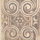 Headboard / carved panel in walnut