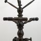 Mid-Century Modern Italian Walnut Floor Coat Hanger with Umbrella Stand, 50