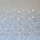 Set de 20 verres à pieds 70's