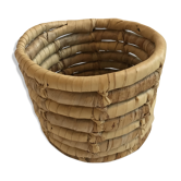 Panier cache pot en feuille de bananier
