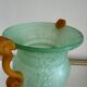Vase amphore verre de Murano Scavo vintage
