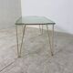 Table basse moderne vintage avec pieds en épingle à cheveux, années 1950