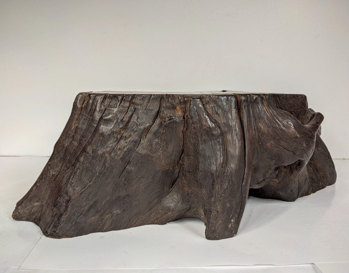 Bonsai base - root - Japan 1930-50 - vintage wabi-sabi - Kare San Sui