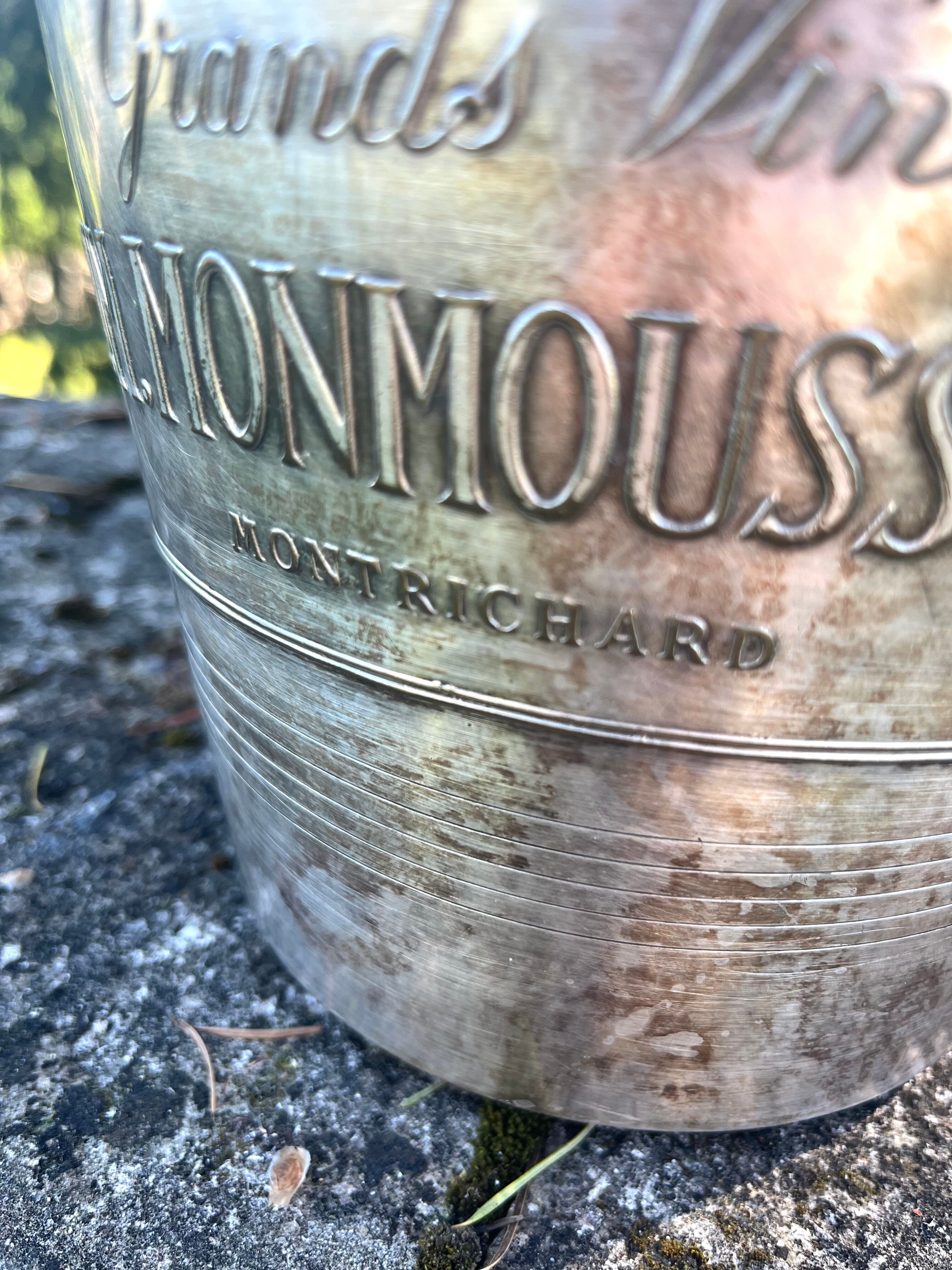 Silver Plated Champagne Cooler, Monmousseau Vintage Argit