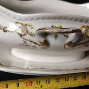 Like new! 1960/70/Laurel crown/Limoges/garland decoration/gravy boat
