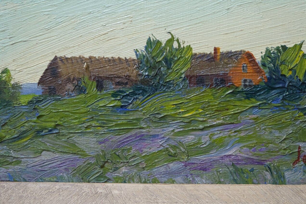 Johan Hilding Hägleby (1900-1981), Swedish Modern Painting, 1950, Oil on Canvas, Framed