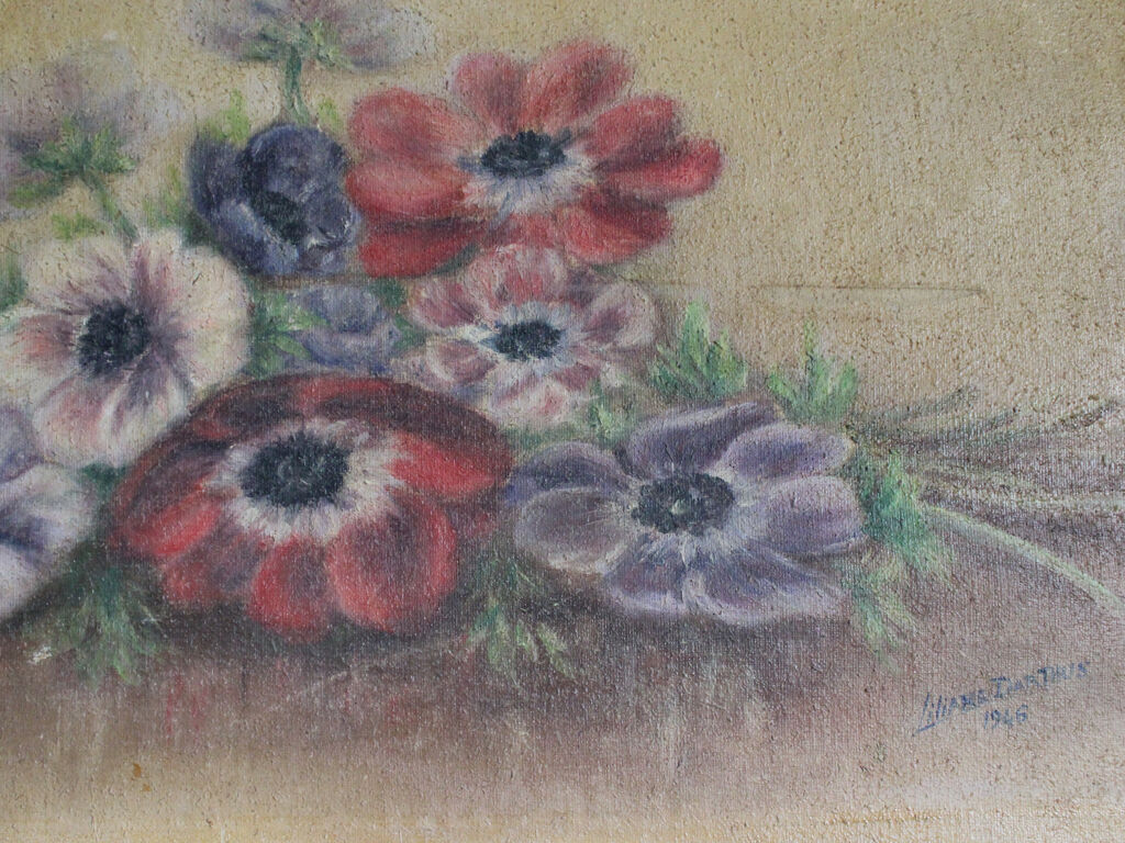 Oil on canvas of 1946, signed