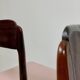 Danish mid-century palisander chairs by Ole Wanscher