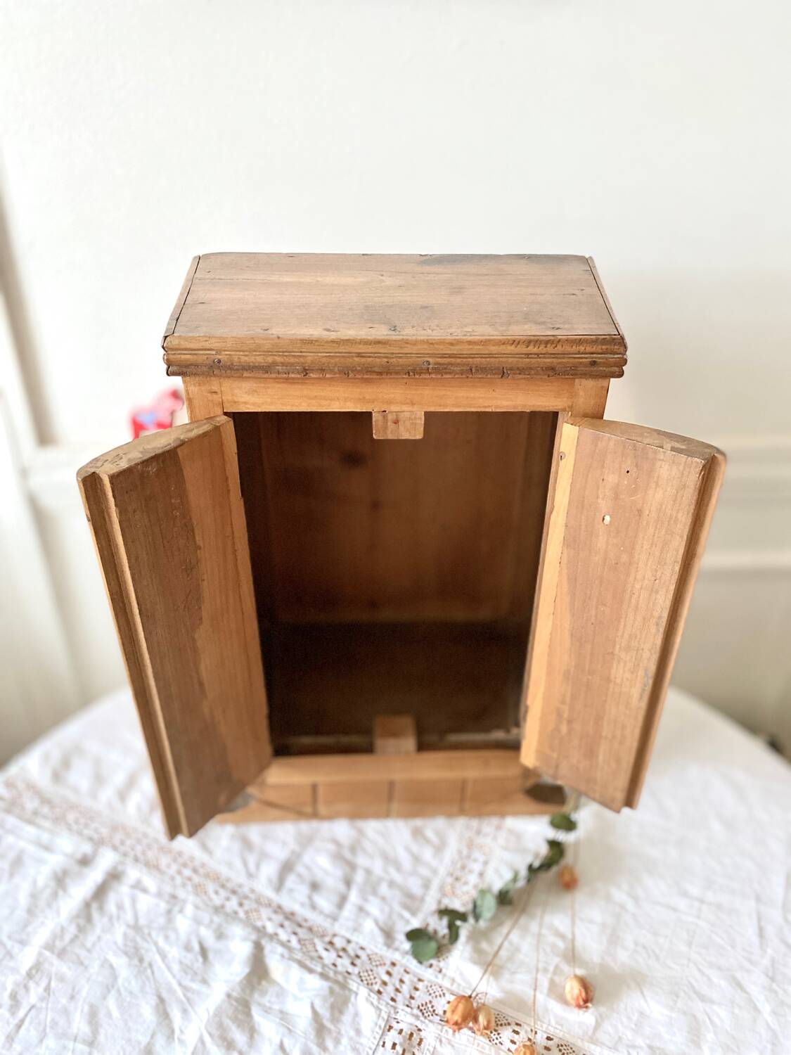 Small wooden storage unit