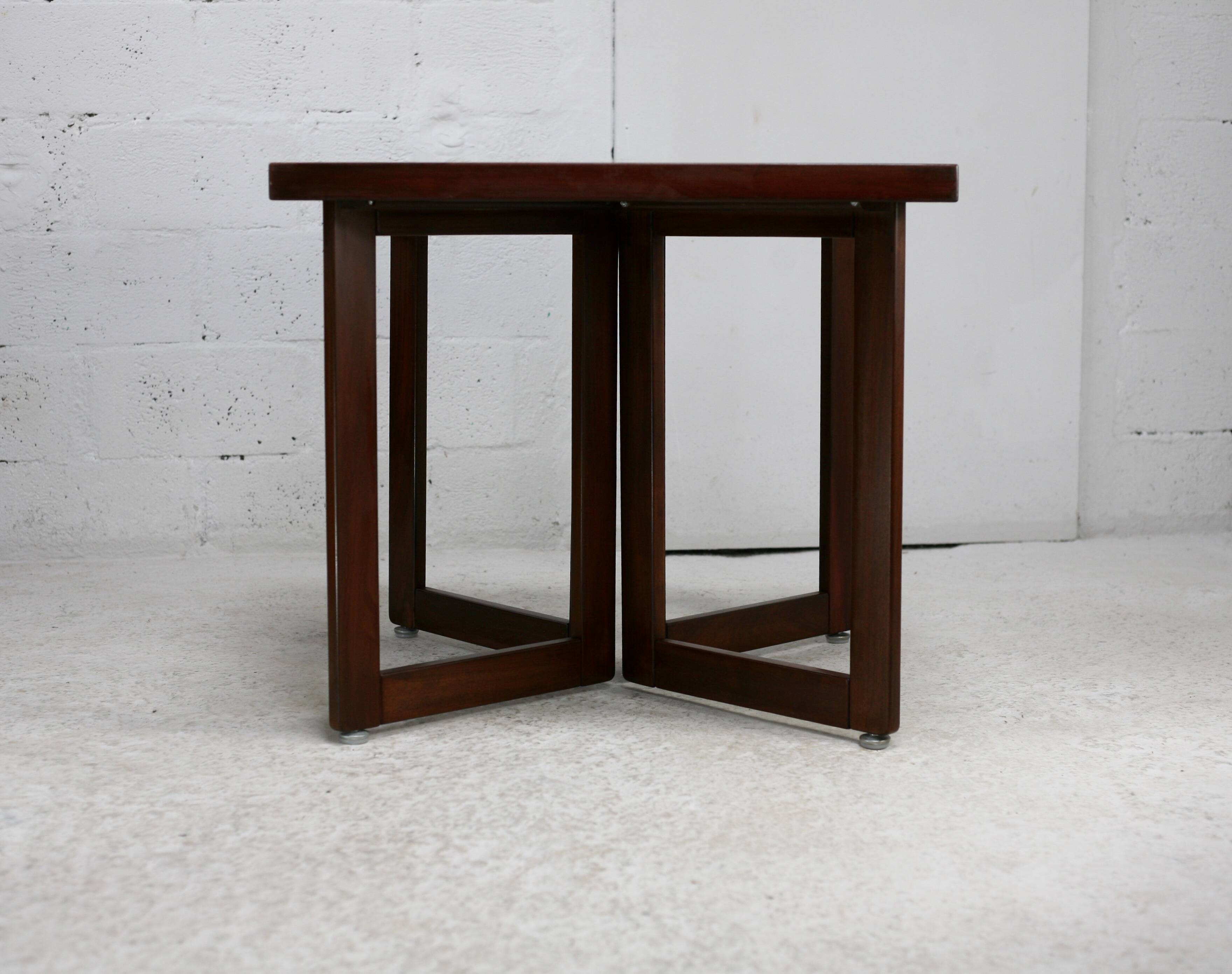 Table by Jean Gillon, published by Italma Wood Art, Brazil, circa 1970