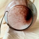 Handmade lamp in brass and Murano glass