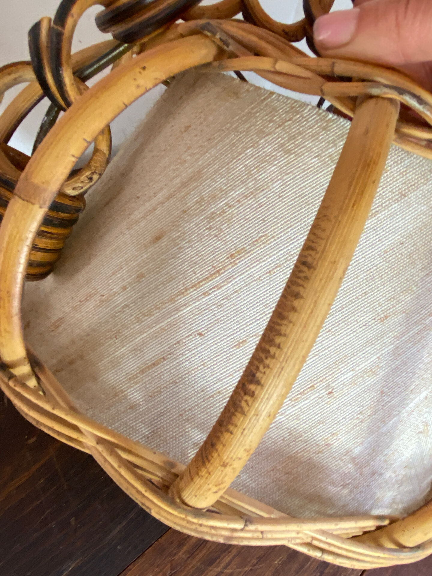 Bamboo and rattan suspension, Louis Sognot