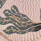 Large enamelled earthenware dish signed Tony Jaillet from the 1950s-60s.