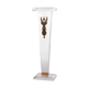 Vintage Plexiglas Stand or console with brass Lady, 1970 Italy