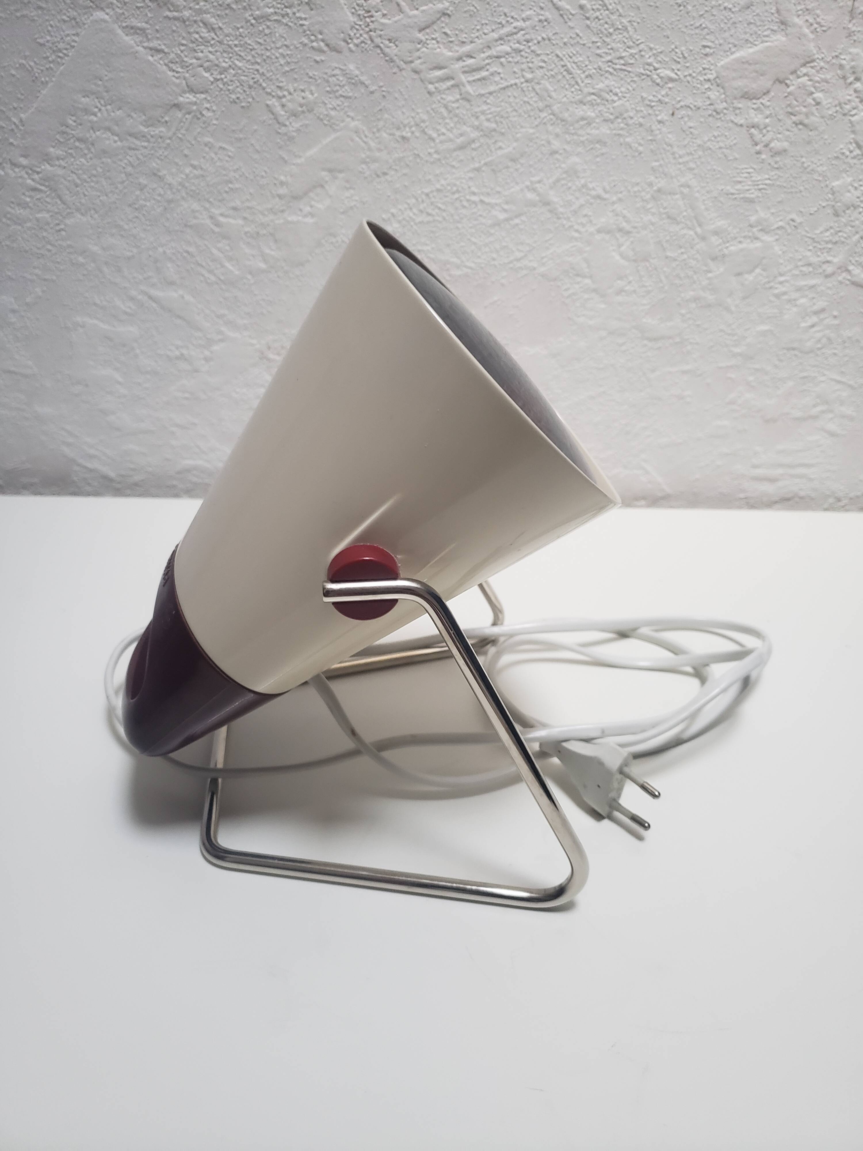 Philips Infraphil HP3603 infrared lamp - Space Age design - Vintage 70s