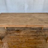 Farm table bistro bar restaurant oak workshop