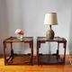 Pair of vintage 70/80s bedside tables and sofa ends